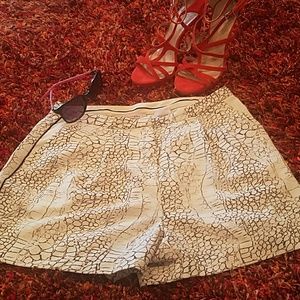 Philosophy snakeskin print dress shorts